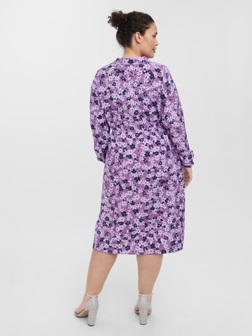 Vero Moda Curve Shirt Dress 'Taylor' in Purple