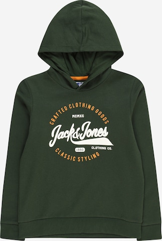 Jack & Jones JuniorSweater majica 'MIKK' - zelena boja: prednji dio