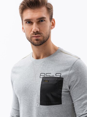 Ombre Shirt 'L130' in Grau