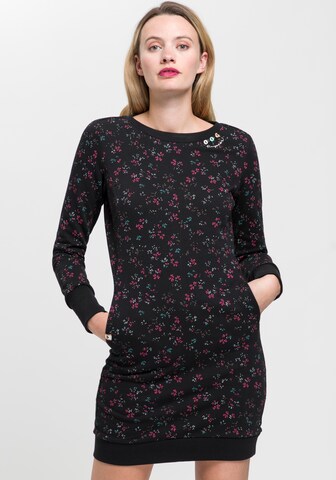 Ragwear Kleid in Schwarz: Vorderseite