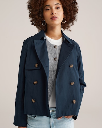 WE Fashion - Abrigo de entretiempo en azul