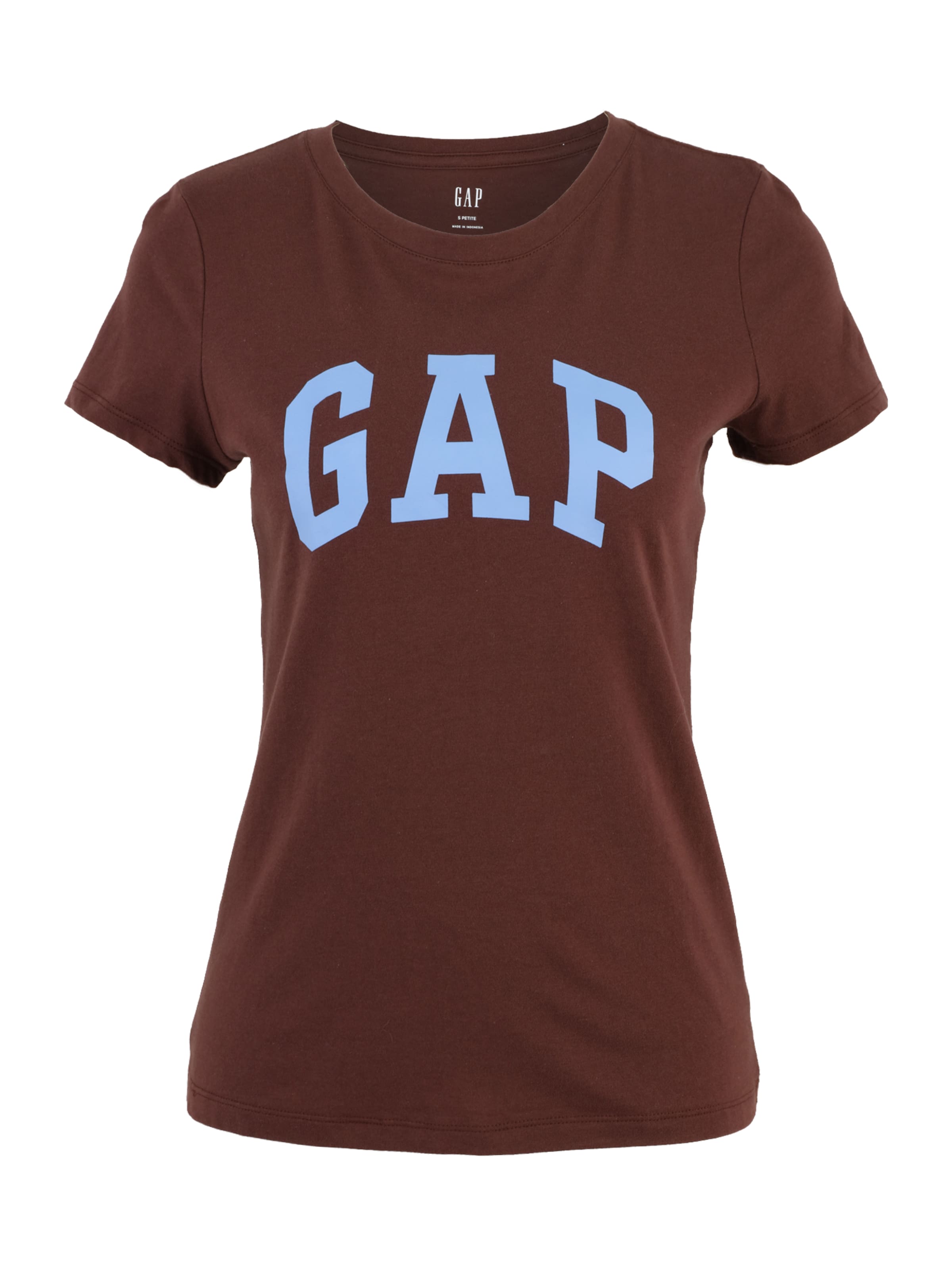 Gap Tall Tričko 'CLASSIC' ve velikosti S - světlemodrá / hnědá, Produkt