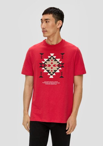 s.Oliver T-Shirt in Rot: predná strana