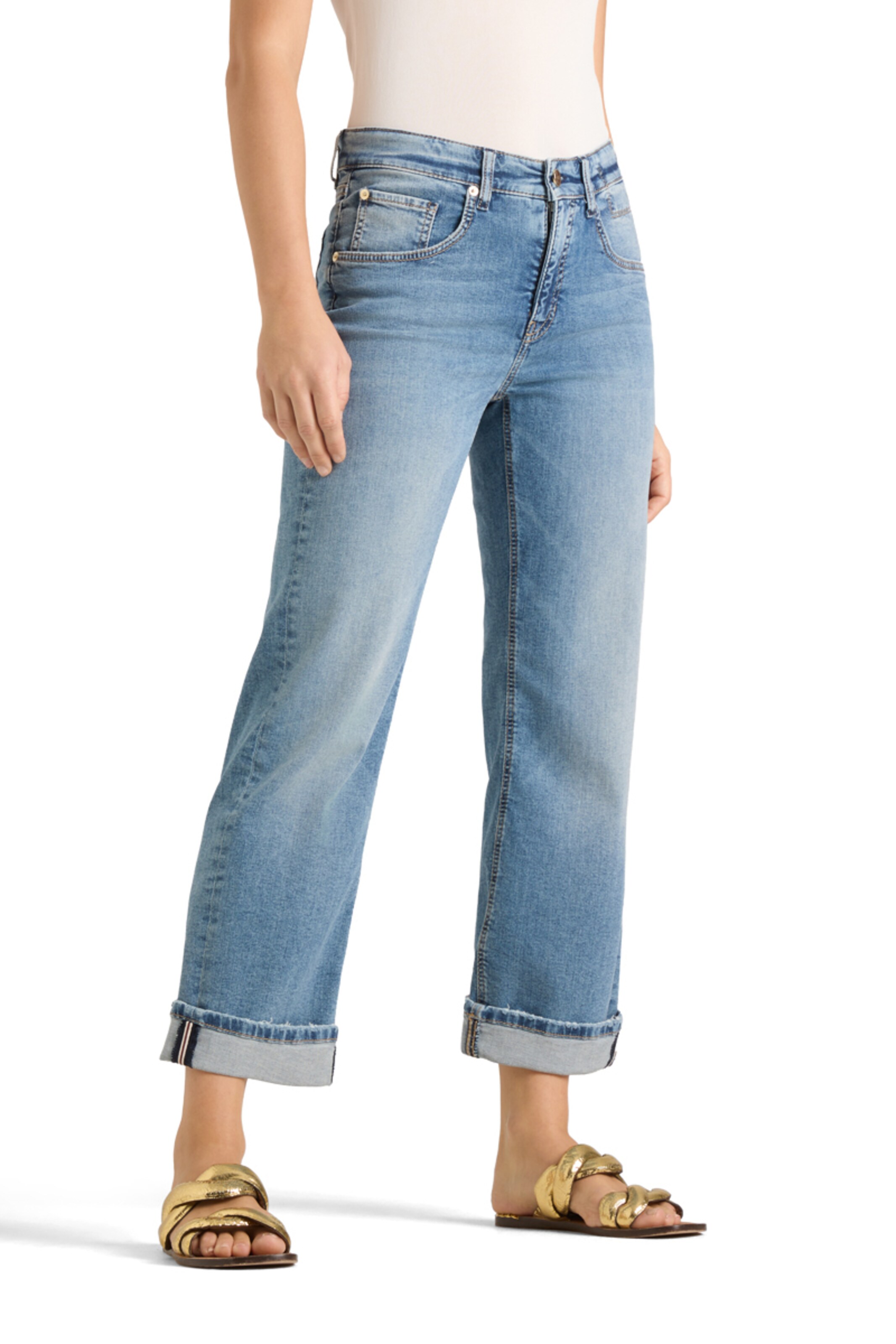 Cambio Loosefit Jeans ' Gaia ' in Blau