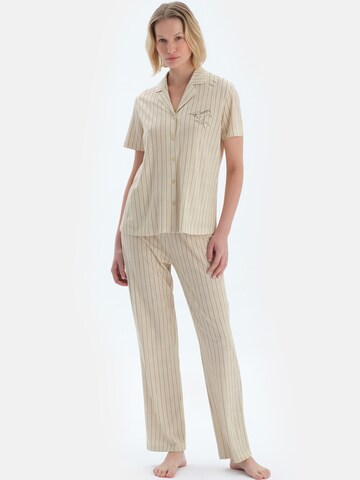 Pigiama di Dagi in verde: frontale