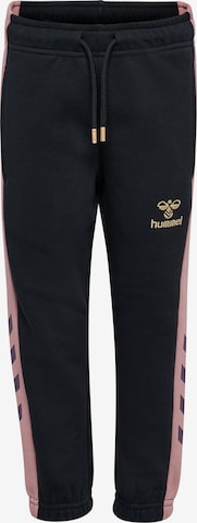 Hummel Tapered Broek in Zwart: voorkant