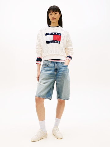 Tommy Jeans Pulóver - fehér