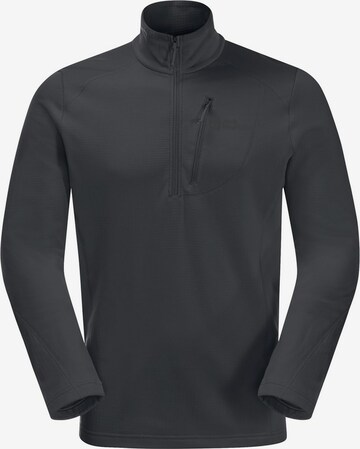 JACK WOLFSKIN Athletic Sweatshirt in Grey: front