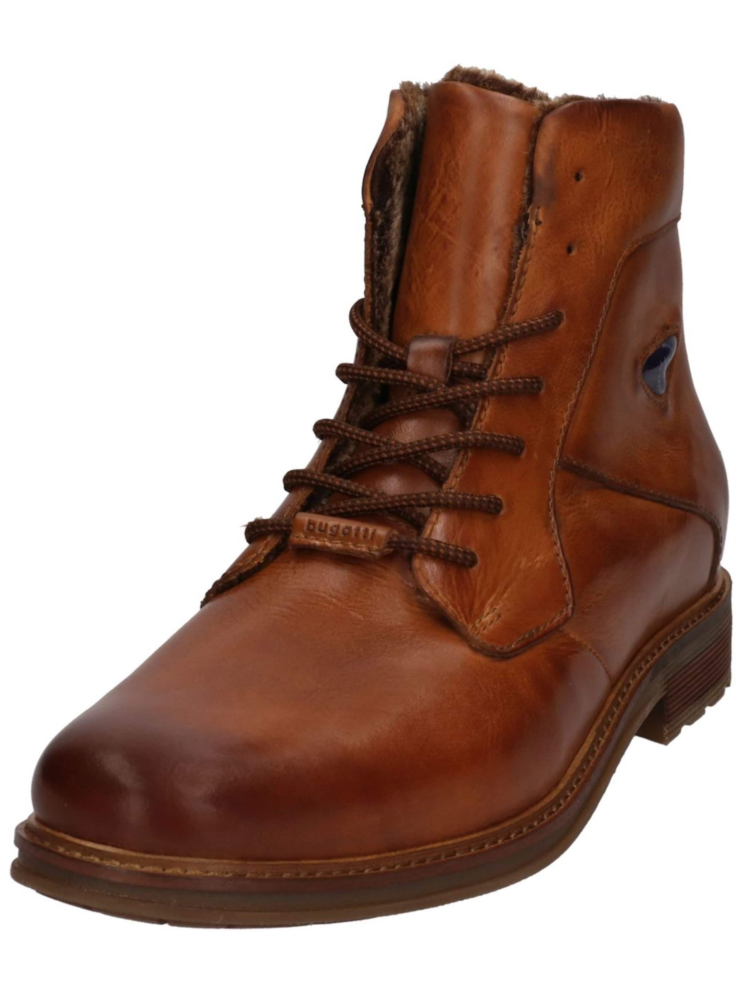 bugatti Veterboots 'Mirato' in Bruin: voorkant