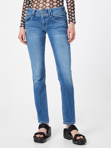 Pepe Jeans Regular Jeans in Blauw: voorkant