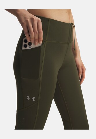 UNDER ARMOUR Skinny Sports trousers 'Fly Fast 3.0' in Green