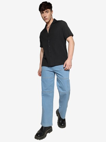 Campus Sutra - Ajuste regular Camisa 'Zion ' en negro