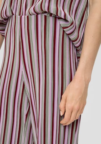 Wide Leg Pantalon s.Oliver BLACK LABEL en mélange de couleurs