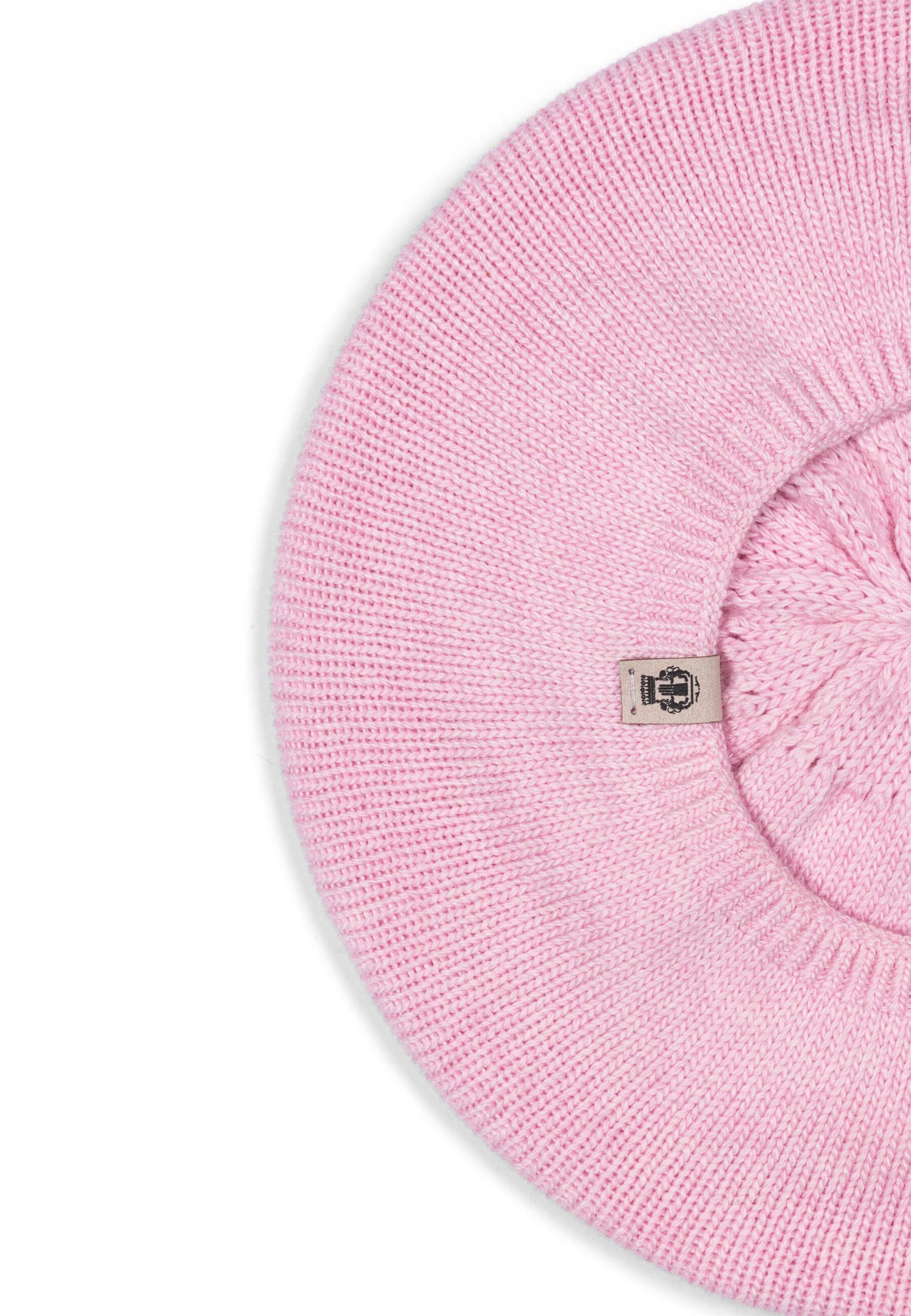 Roeckl Muts ' ESSENTIAL BASKE ' in Roze