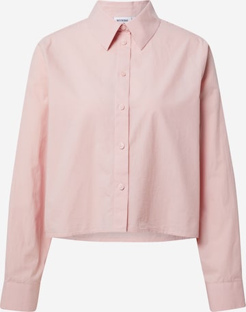 WEEKDAY Blouse 'Gwen' in Roze: voorkant