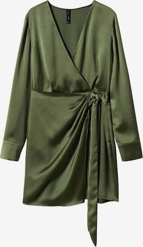 MANGO Sukienka 'sabrina2' w kolorze zielony: przód