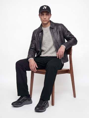 JACK & JONES Regular Pants 'JACOLLIE' in Black