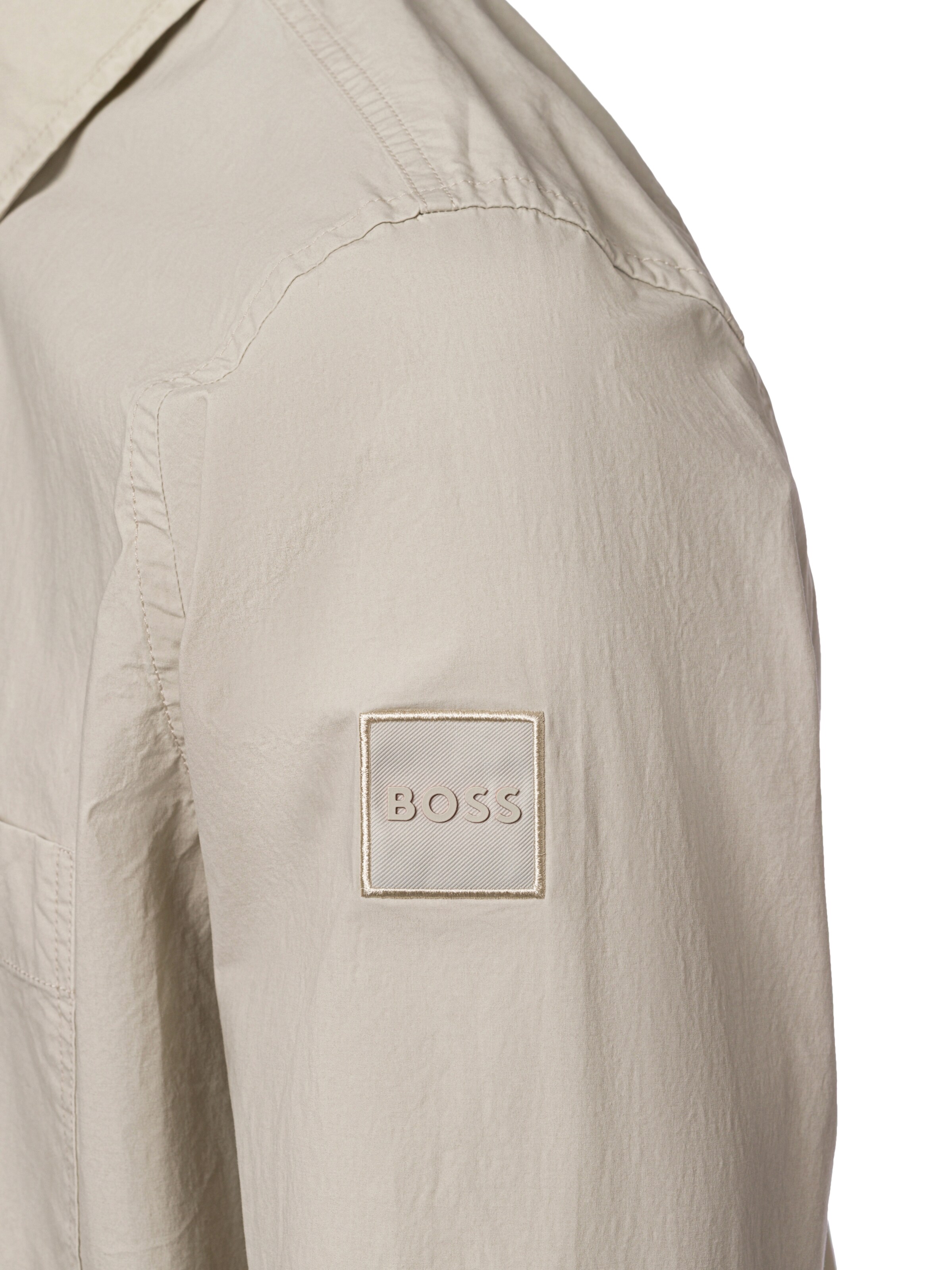 BOSS Comfort fit Overhemd 'Locky_2_M' in Beige