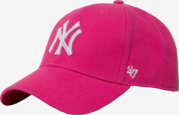 47 Cap in Pink: front