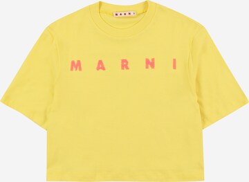 Maglietta di Marni in giallo: frontale