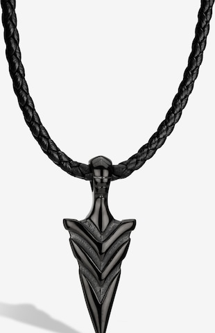 SERASAR Łańcuszek 'Arrow' w kolorze czarny: przód