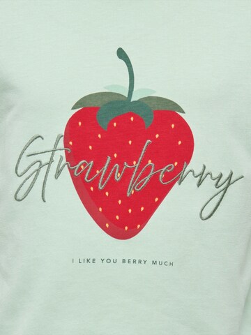 Only Mini T-shirt 'KMGCANDY' i grön