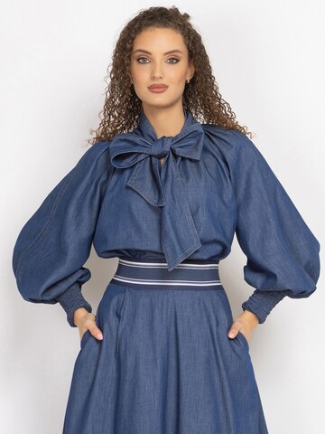 Chemisier 'ESSENTIALS' JIORO en bleu