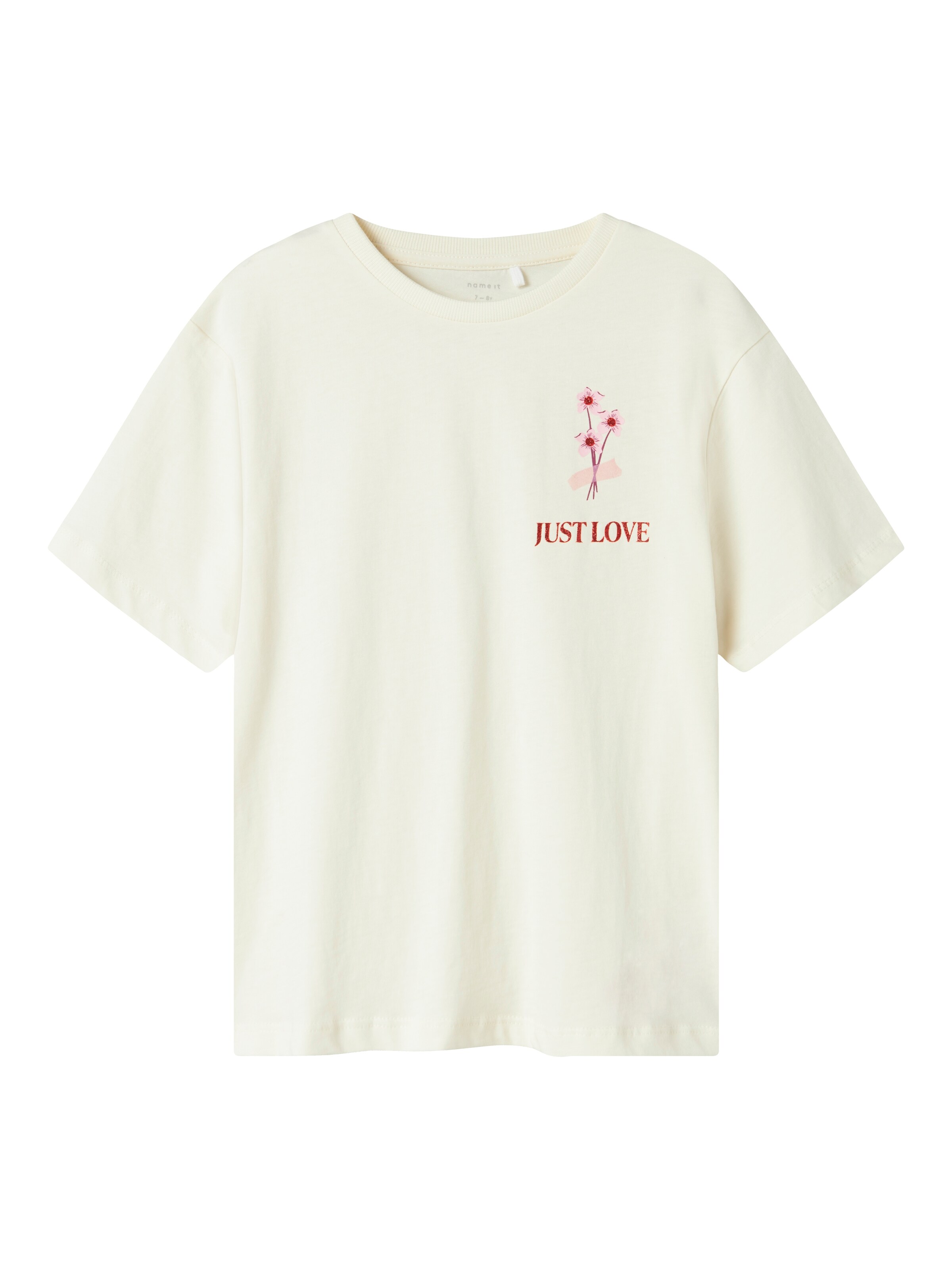 NAME IT Тениска 'NKFBetria' в бежово: отпред