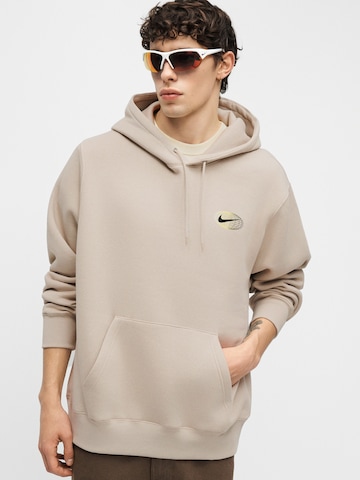 Nike Sportswear Mikina 'CLUB' – béžová: přední strana