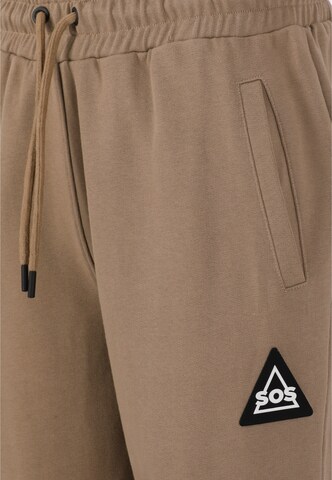 SOS Tapered Trousers 'Haines' in Brown