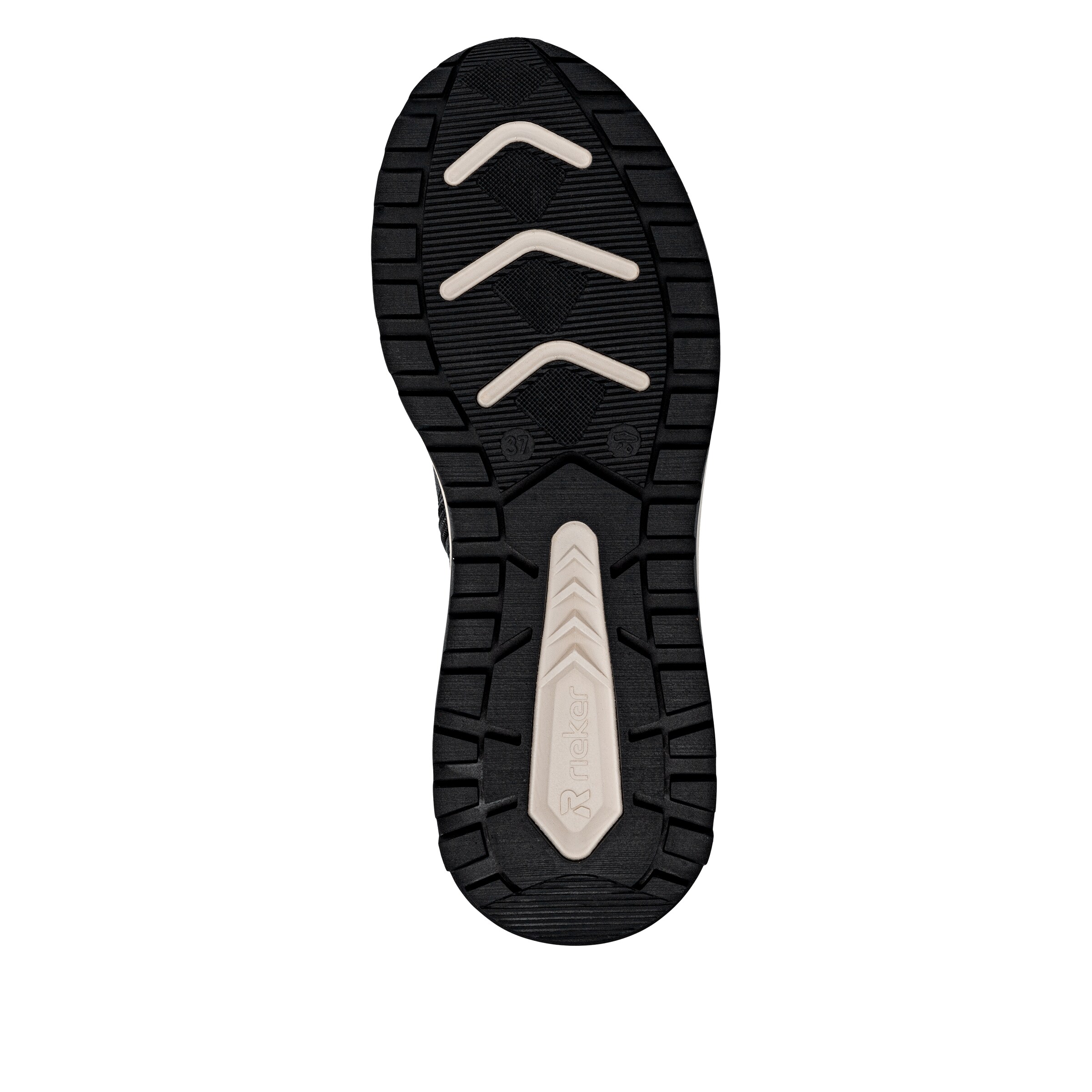 Rieker Lace-Up Ankle Boots in Black