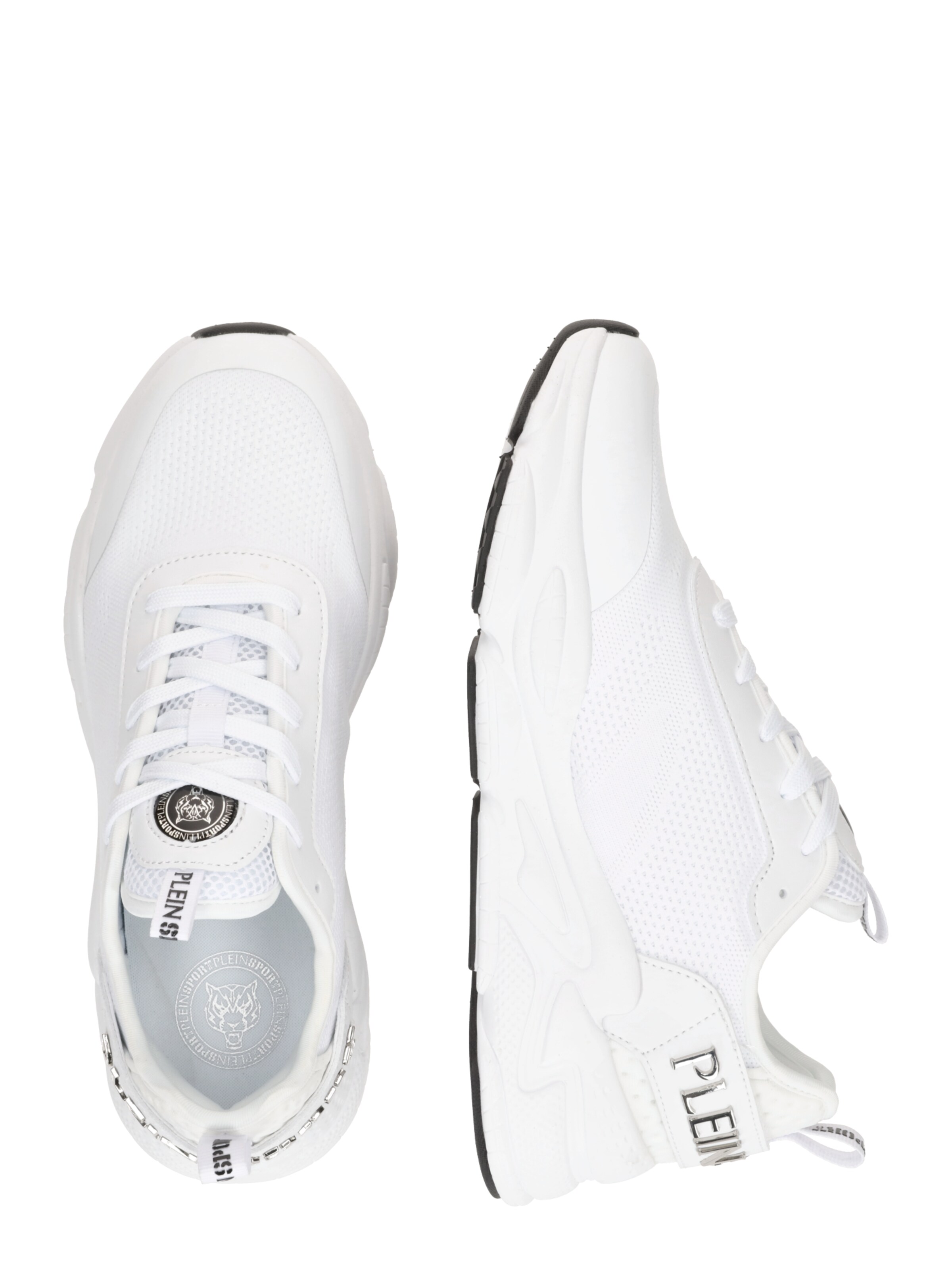 Baskets basses Plein Sport en blanc