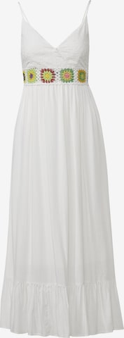 KOROSHI Summer dress in White: front