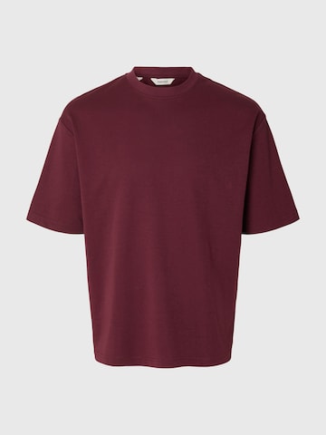 SELECTED T-Shirt in Rot: Vorderseite