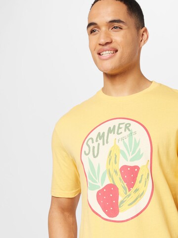 Springfield T-Shirt 'BANANA FRESH' in Gelb