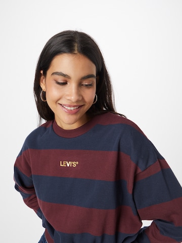 LEVI'S ® Sweatshirt 'Graphic Laundry Crew' i blå