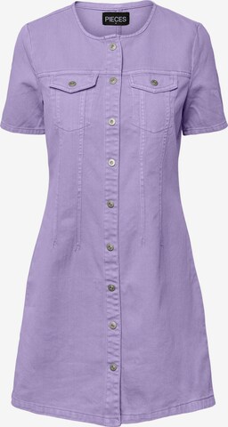 Robe d’été 'Tara' PIECES en violet : devant