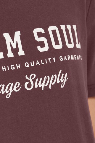 Harlem Soul T-Shirt 'MEL-BOURNE' in Rot