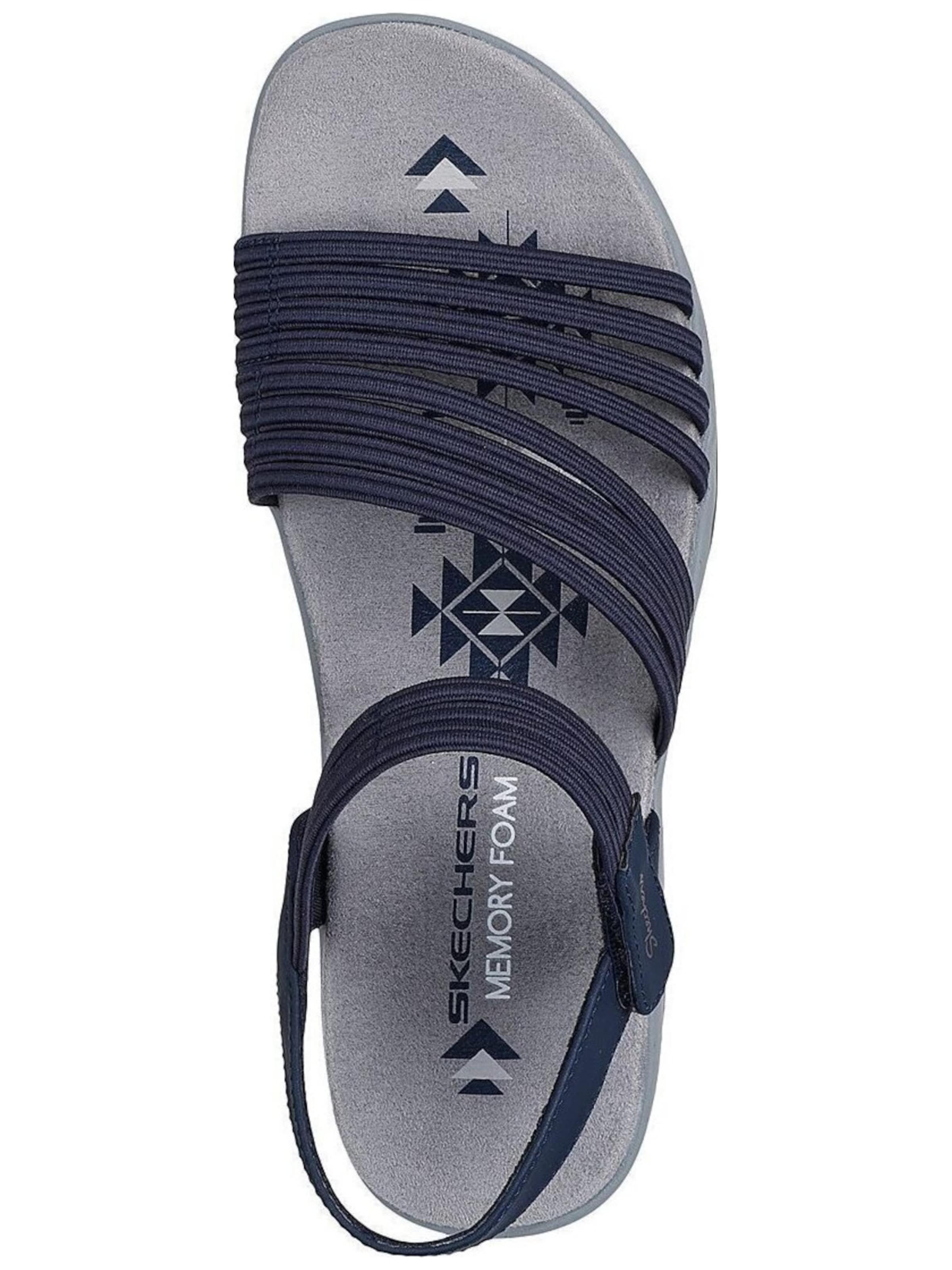 SKECHERS Sandaal 'Skechers Reggae Slim - Coffee' in Blauw