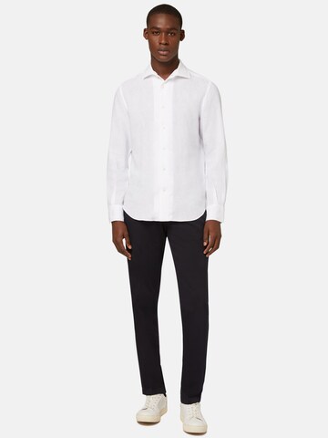 Boggi Milano Slim Fit Skjorte i hvid