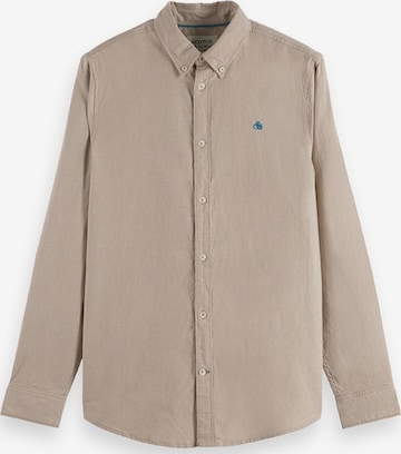 SCOTCH & SODA Regular Fit Hemd in Beige: Vorderseite