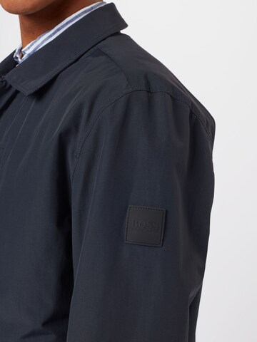 BOSS Black Between-Season Jacket 'Camand' in Blue