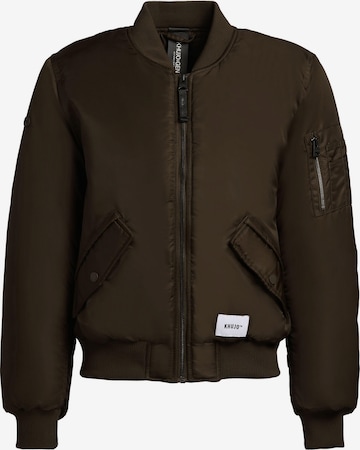 khujo Jacke 'Kasia' in Grün: Vorderseite