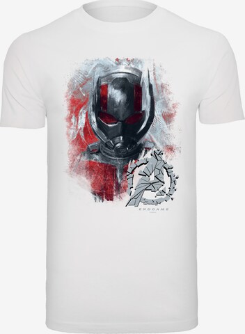 T-Shirt 'Marvel Avengers Endgame Ant-Man Brushed' F4NT4STIC en blanc : devant