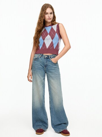 Pull-over Pull&Bear en rouge