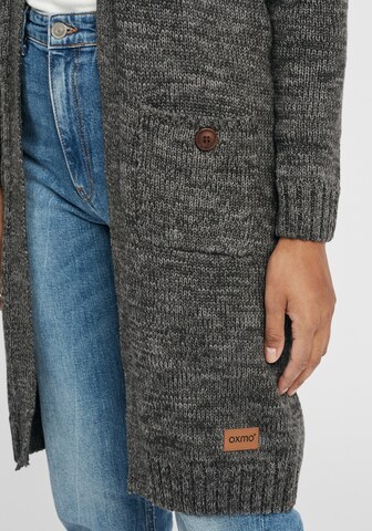 Oxmo Knit cardigan 'Philetta' in Grey