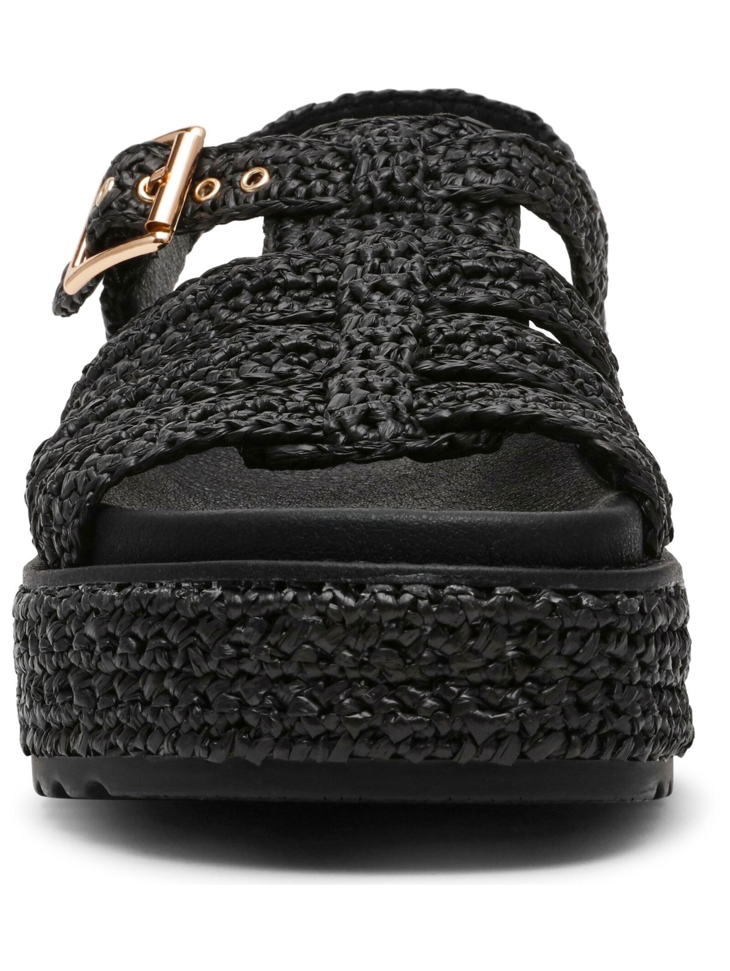STEVE MADDEN Sandale in Schwarz