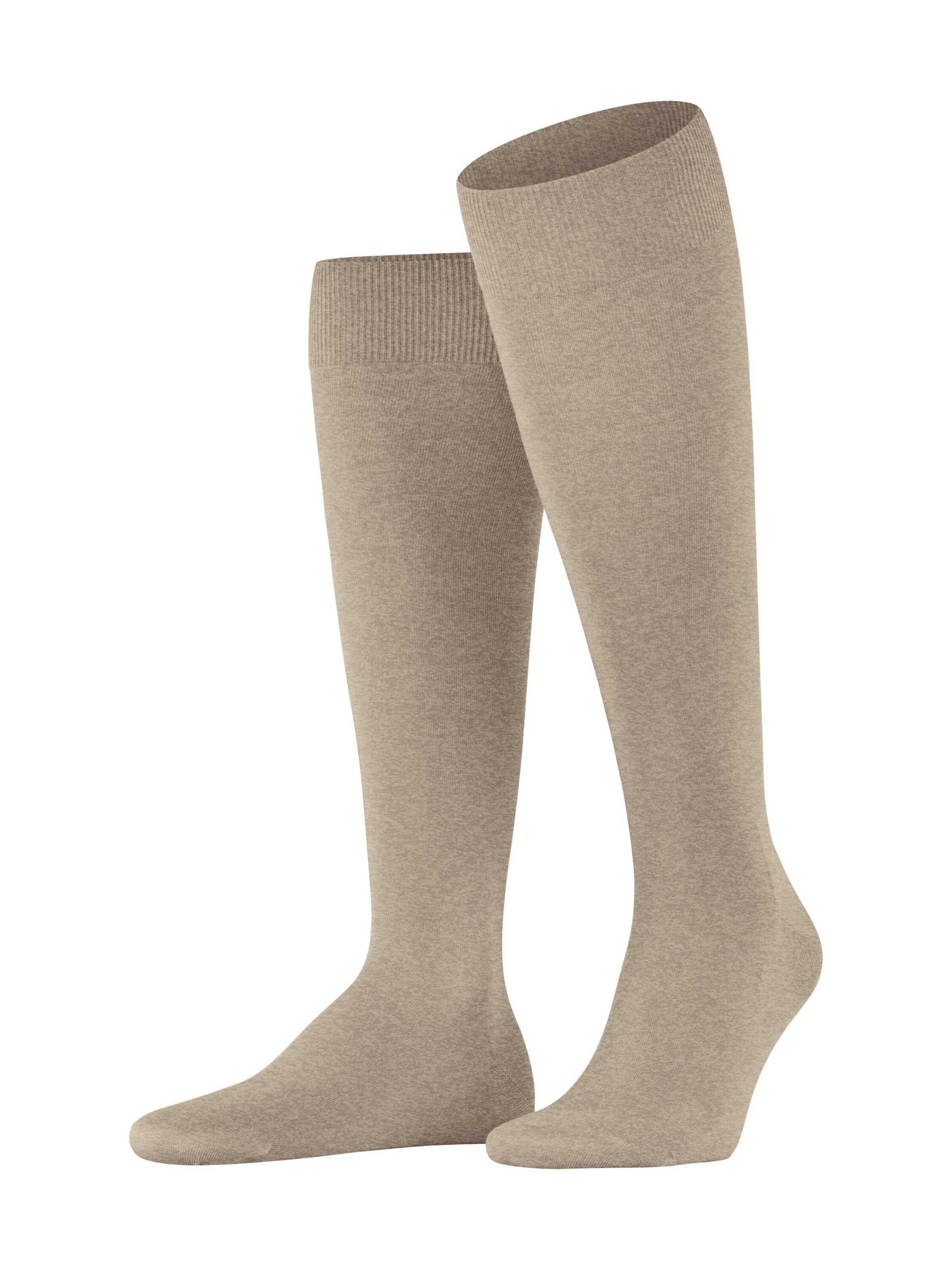 FALKE Knee High Socks 'ClimaWool' in Beige