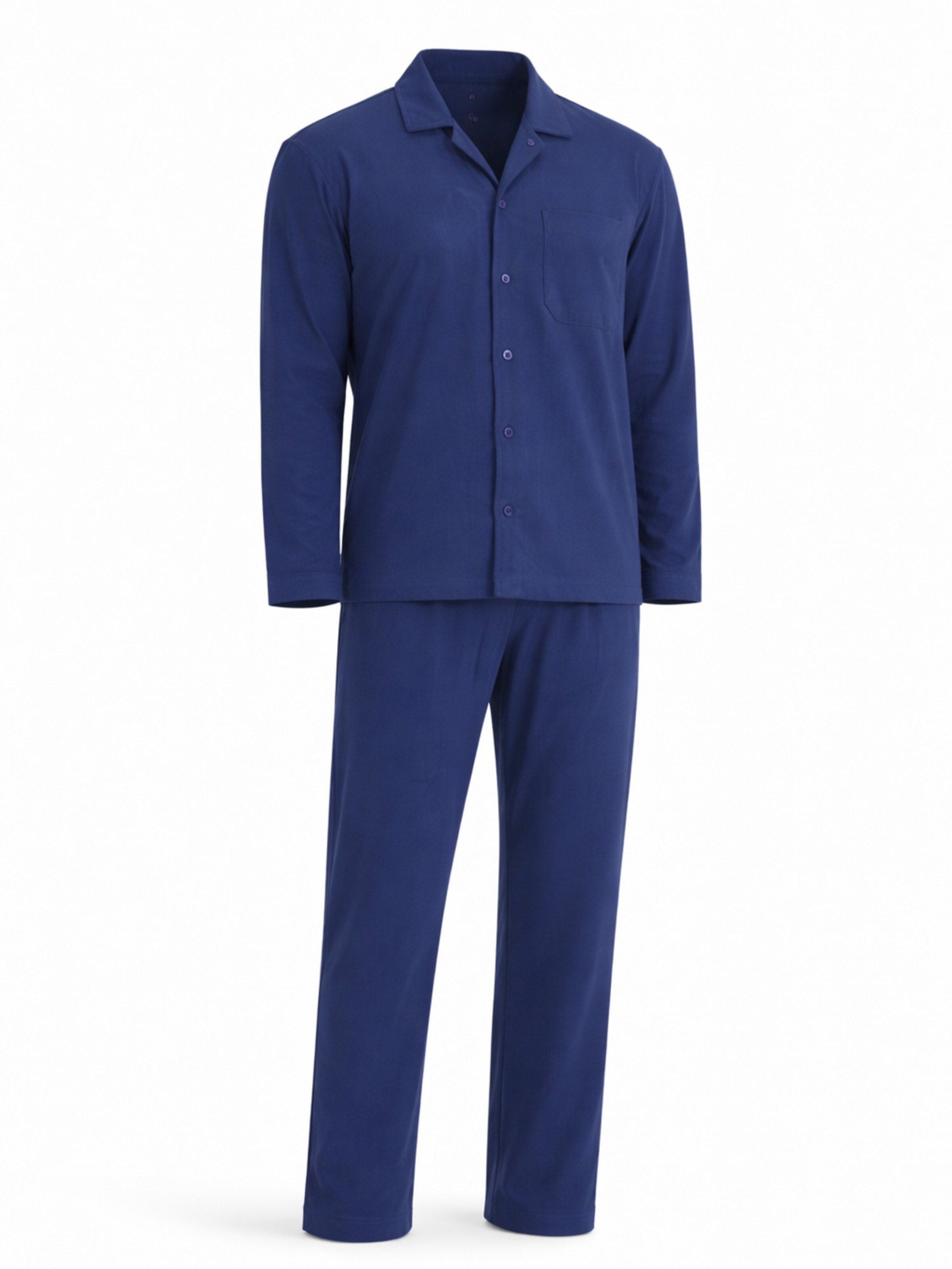 PANTONECLO - Pijama largo 'Pantoneclo Men’s Nightwear Set' en azul: frente