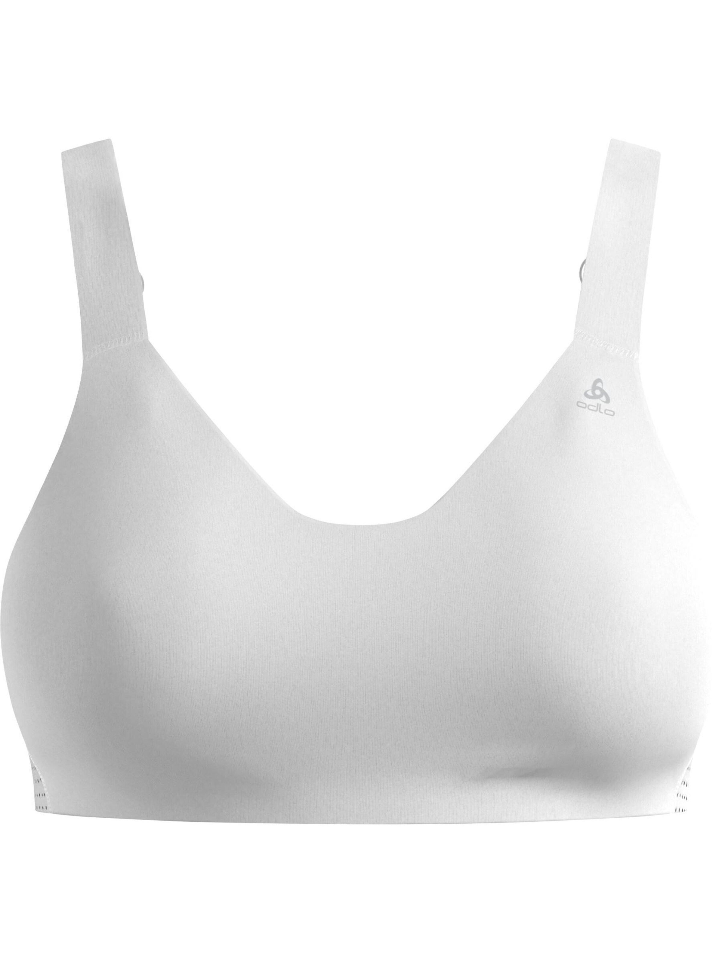 ODLO Push-up BH 'EVERYDAY HIGH' in Wit: voorkant